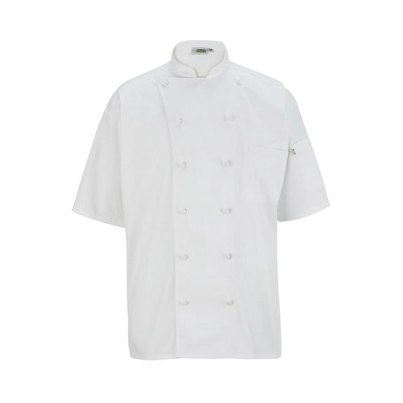 Edwards 12 Button Short Sleeve Chef Coat With Mesh