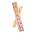 thumbnail image 2 of Tumotour 1PC Heat Wooden Hourglass Wall Mounted Clock, 2 of 10