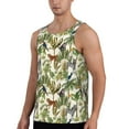 thumbnail image 2 of Salouo Jungle Animals for Men's Tank Tops,Sleeveless Muscle Shirts for Men Quick Dry Workout Tank Top Gym Muscle Tee Fitness Bodybuilding Sleeveless T Shirt-Medium, 2 of 7