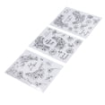 thumbnail image 3 of Sello transparente de 3 uds., fácil operación, patrón único, amplia aplicación, sello transparente reutilizable saludable, 3 of 5