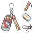 thumbnail image 4 of Miangastore Étui pour Clé de Voiture Télécommande Rétro Porte-Clés Accessoire Auto, 4 of 8