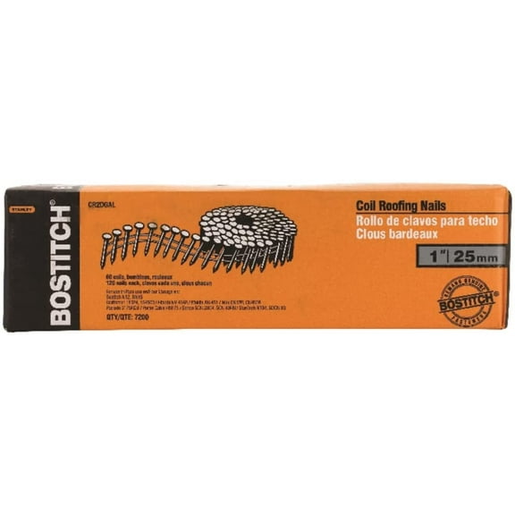 NAIL COIL ROOF 1" BX7200