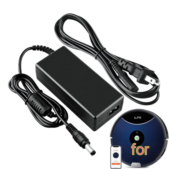 Adapter for ILIFE A9,A9s,A10,A80 Max Robot Vacuum Cleaner GSCU0600S019V12E Power