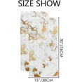 thumbnail image 3 of Coolnut Soft Hand Towels, Set of 2 Towels Gold Black Marble Absorbent Washcloths Multipurpose for Bathroom Gym Hotel Spa, 3 of 6