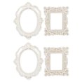 thumbnail image 1 of Shisuyan 4Pcs Photo Prop Frame Professional Picture Frame Creative Picture Frame (White), 1 of 8