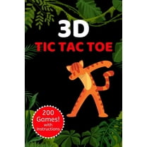 3D Tic Tac Toe: Three Dimensional Classic Game Activity Book Dabbing Tiger Edition - For Kids and Adults - Novelty Themed Gifts - Travel Size (Paperback)