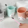 thumbnail image 3 of Paquete de 3 tazas de cepillo de dientes con diseño de conejito, tazas de baño irrompibles, tazas de baño de conejito de Pascua, sin BPA, tazas multicolores para beber, tazas de cepillo de dientes pa JAMW Sencillez, 3 of 5