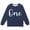 Navy, variant on CAIXIA Cute Sweatshirts Girls Crew Neck Quality Cute Long Sleeve Embroidered Drop Shoulder Pullover Athletic Top Back To School Outfit Girls Fashion Clothes
