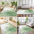 thumbnail image 4 of 5'x7' Area Rugs, Sage Green Palm Leaves Indoor Outdoor Area Rug for Living Room Bedroom, Summer Tropical Botanical Washable Bathroom Rugs Kitchen Floor Carpet Mats Home Decor Aesthetic, 4 of 8