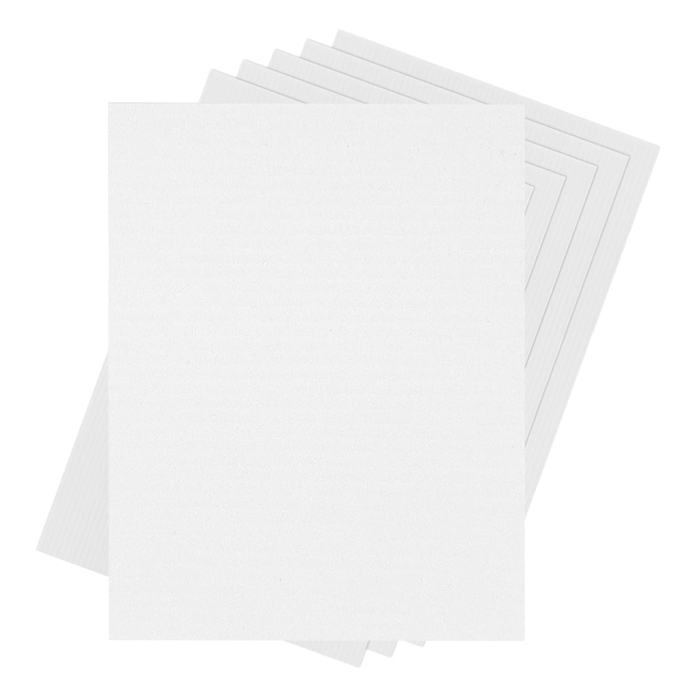 UCANPACK All White Corrugated Cardboard Sheet 33 x 28" (B Flute) 25 pack 33x28 Corrugated Cardboard Pads for Mailing and Packaging Inserts Pads Arts and Craft Work