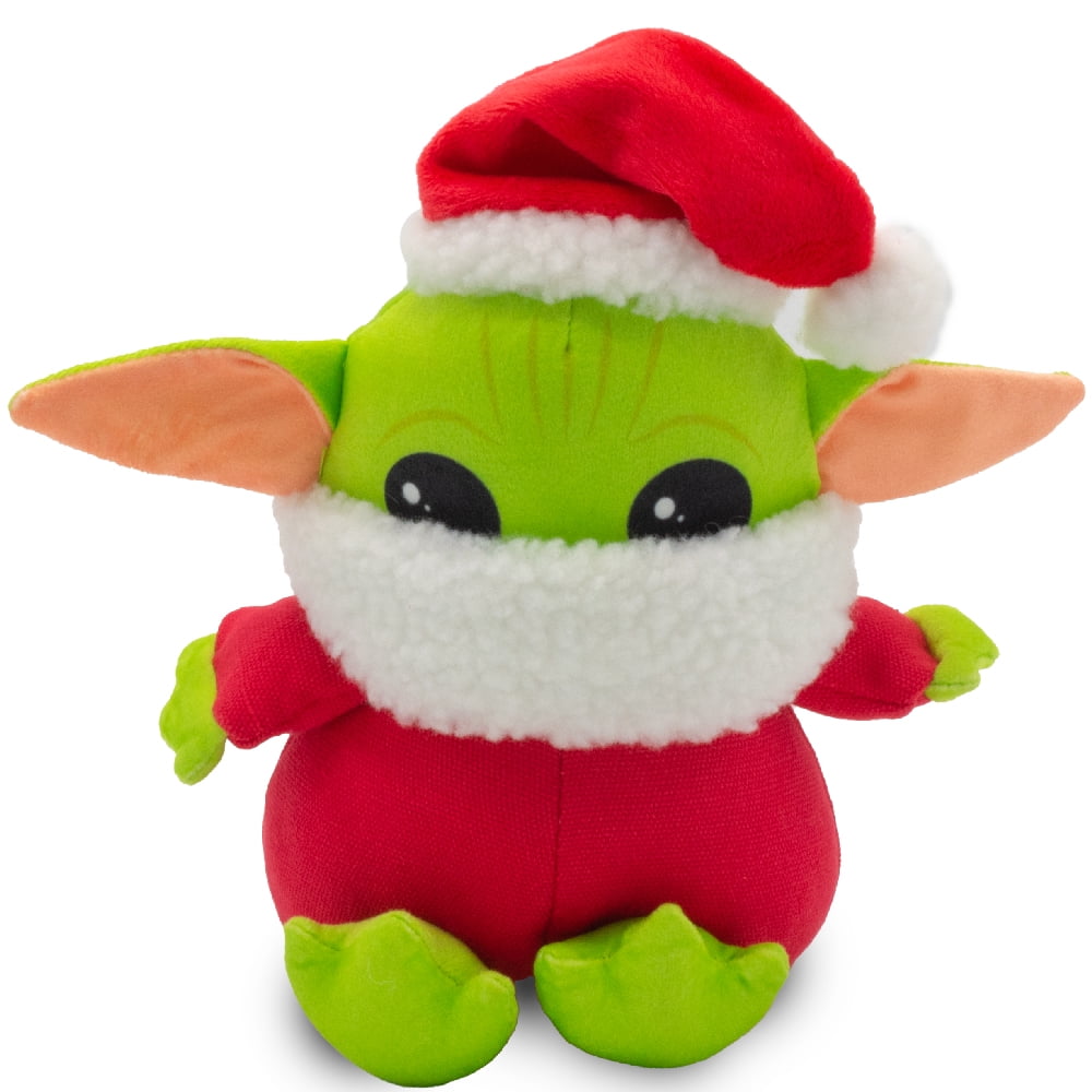Star Wars Dog Toy, Grogu Baby Yoda Holiday Santa Christmas Pet Toy, Plush