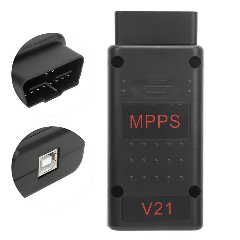  MPPS ECU Programmer, Plastique ABS MPPS V21 ECU Upgrade Tool  Portable Compact for Car
