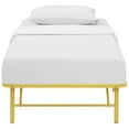 thumbnail image 5 of Modway Horizon Twin Stainless Steel Bed Frame in Yellow, 5 of 8