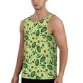 thumbnail image 2 of Haiem Avocado With Seeds Men Workout Tank Top Gym Bodybuilding Sleeveless Muscle T Shirts Athletic Tank Breathable Workout Shirt-4X-Large, 2 of 9