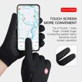 thumbnail image 4 of Guantes de invierno para hombre, guantes de ciclismo a prueba de viento, a prueba de frío, dedo completo, impermeables para exteriores, guantes de motociclismo para bicicleta, 4 of 5