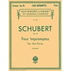 Schubert Four Impromptus for Piano, Op. 90 Schirmer Library of Classics Vol. 1125 Romantic Piano Sheet Music for Early A, (Paperback)