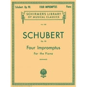 4 Impromptus, Op. 90: Schirmer Library of Classics Volume 1125 Piano Solo (Paperback)