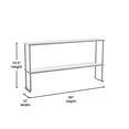 thumbnail image 5 of Flash Furniture Commercial Grade 430 Stainless Steel 18 Gauge NSF Certified 60" x 12" Metal Kitchen Double Overshelf, 5 of 10