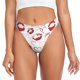 thumbnail image 1 of Balery Red Lips Tangas de Algodón para Mujer con Estampado – Ropa Interior Sexy, Transpirable, G-string-Small, 1 of 6