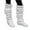 White, variant on Leg Warmers for Women 80s Ribbed Knit Leg Warmer Womens Long Leg Warmers Sports Party Dance Accessories