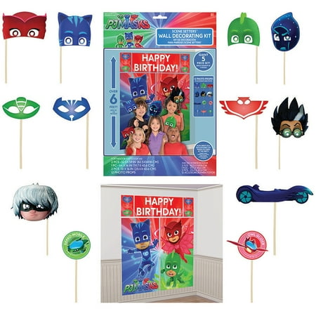 PJ  Masks  Photobooth Kit 17 Pieces Walmart  com