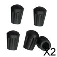 thumbnail image 1 of 2x5 Uds Puntas de Bastón de Senderismo DYNWAVEMX Protector de Cubierta Negro, 1 of 8