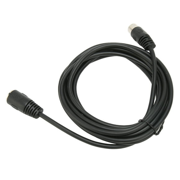 6 Pin DIN Male To Female Cable /9.8FT Long, Pvc Material, Plug And Play, Applicable for Computer Peripherals, Digital Devices, Machine Equipment Signal Detection Indication