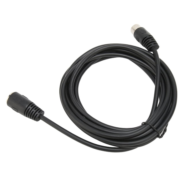 6 Pin DIN Male To Female Cable /9.8FT Long, Pvc Material, Plug And Play, Applicable for Computer Peripherals, Digital Devices, Machine Equipment Signal Detection Indication