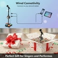 thumbnail image 4 of 2026 New Upgraded All-in-One Microphone Toy, Got Built-in Music, Colorful Lights, Echo Effects, 5-in-1 Star Microphone with Stand Bluetooth, Christmas Birthday Gift (Pink), 4 of 7