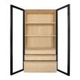 thumbnail image 5 of Moe's Home Collection Charlotte Tall Cabinet Black Wood Cabinets & Storage, 5 of 6