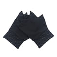 thumbnail image 1 of Sonducket Guante de gimnasio unisex, protección de articulaciones, adecuado para varios deportes, guante de escalada, guante de terapia guantes y mitones Negro+punto negro F, 1 of 6