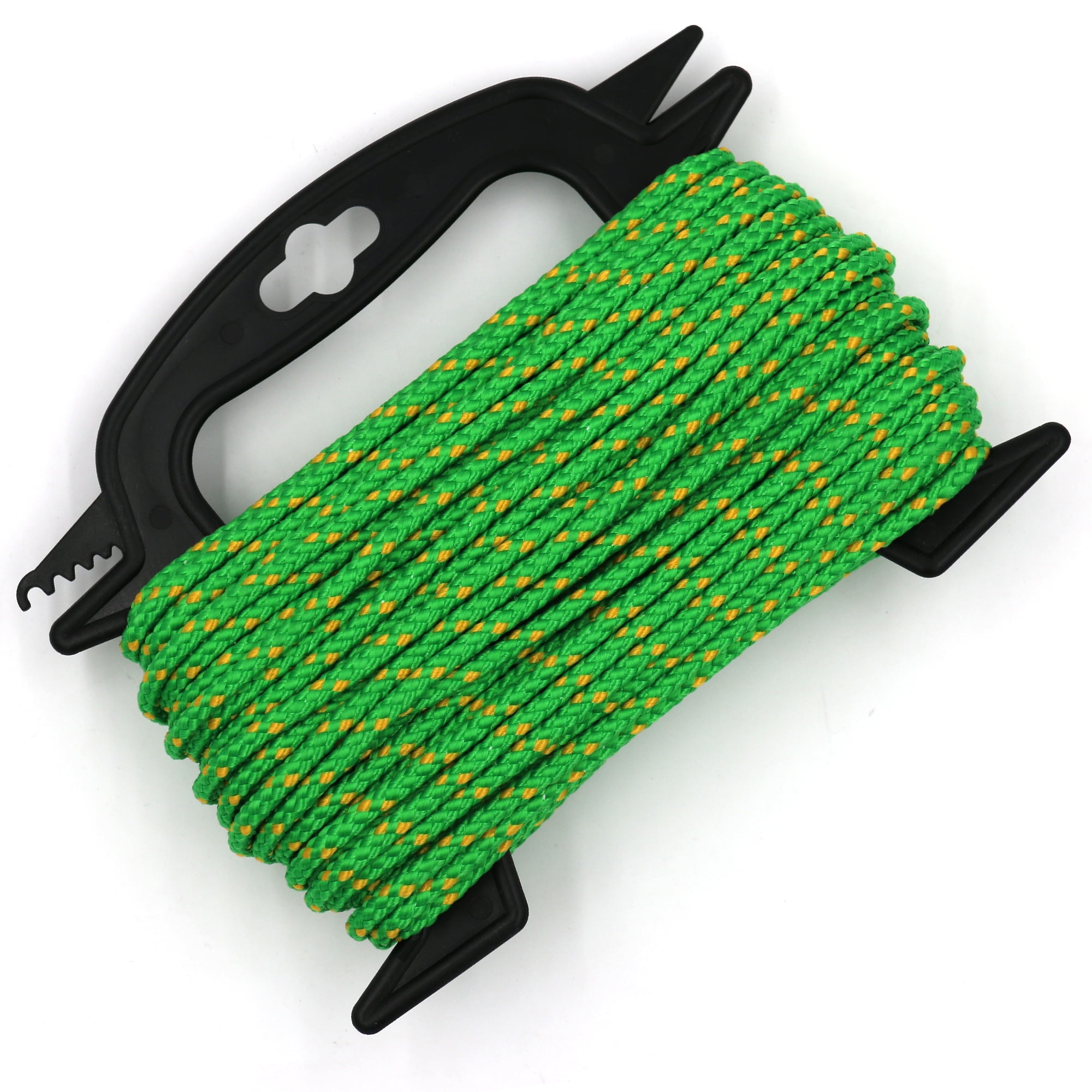 Hyper Tough Diamond Braided Polypropylene Rope, Green, 3/16 inch x