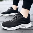 thumbnail image 2 of dmqupv Mens Walking Sneakers Size 11 Wide Fashion Summer And Autumn Men Sneakers Shoes Fly Woven Men Sneakers 12.5 Black 11, 2 of 5