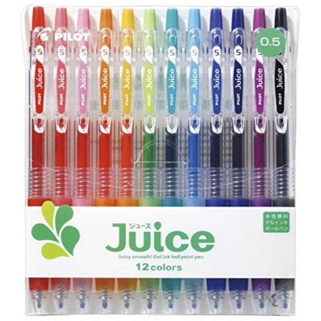 Pilot juice retractable gel pen 0.5mm metallic blue ink Pilot juice retractable gel pen 0.5mm metallic blue ink