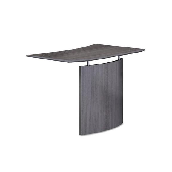Mayline Medina Bridge Wood (Left Hand Bridge) in Gray Steel