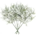 thumbnail image 5 of Artificial Green Cedar Sprigs,20pcs Xmas Faux Greenery Pines Sprigs,QZS White Fake Foliage Pine Needle Picks for DIY Christmas Wreaths,Home, 5 of 6