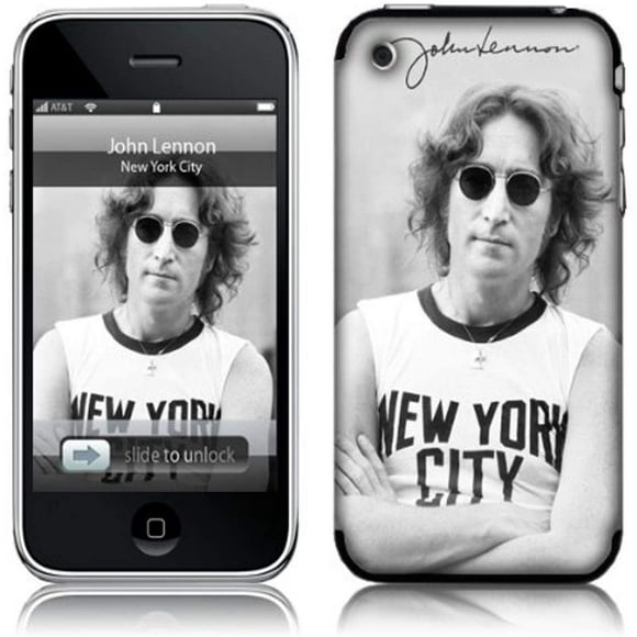 MusicSkins, MS-JL10001, John Lennon - Ville de New York, iPhone 2G/3G/3GS, Peau