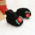 thumbnail image 6 of Slippers Toddler Black Slippers Baby Girl Sock Shoes Non Baby Fuzzy Socks Cute Baby Shoes 6-12 Months, 6 of 7