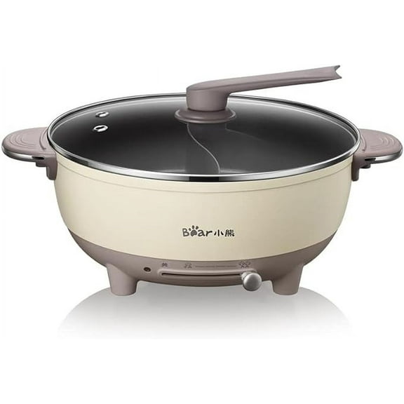 Bear 6L Electric Hot Pot - Multi-Functional 2-Sided Cooker