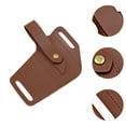 thumbnail image 6 of Aymzbd Cowhide Storage Bag Leather Tool Bag Save Tools Bag for Electricians flashlights Brown, 6 of 9