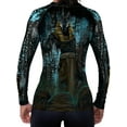thumbnail image 2 of Raven Fightwear Women's The Gods of Egypt Anubis MMA BJJ Rash Guard Black, 2 of 3