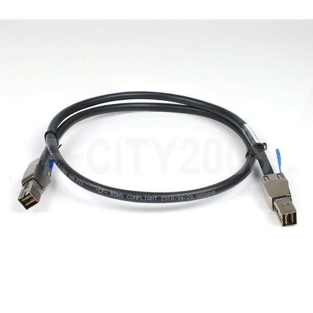 Mini Sas Hd Sff 8644 To Sff 8644 Hard Drive Data External Server Cable 12gb S 1m Walmart Com Walmart Com
