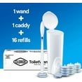 thumbnail image 2 of Clorox ToiletWand Disposable Toilet Cleaning System - ToiletWand, Storage Caddy and 16 Disinfecting ToiletWand Refill Heads (Package May Vary), 2 of 3