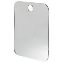 Shatterproof Fogless Shower Mirror - Acrylic, Removable, Easy to Clean, for Shaving/Makeup, Travel/Camping Use, Wall Hanging