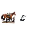 thumbnail image 1 of Figura de caballo,Figura coleccionable de caballo en miniatura,Adorno de caballo de resina,estatua de animal,decoración para el hogar,Figura de escritorio,Escultura abstracta de pensador para, 1 of 8