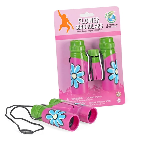 Wild Republic Binoculars, Flower, Gifs for Kids, Party Supplies, Kids Toy, Great for Nature Watching
