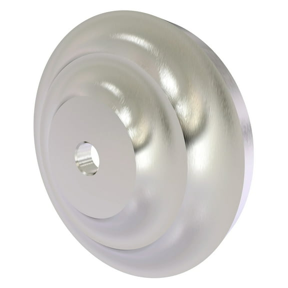 Que New Collection Shower Curtain Rod Brackets in Satin Nickel