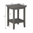 thumbnail image 5 of Ledgewood End Table with Shelf, Gray, 5 of 5