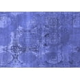 thumbnail image 1 of Ahgly Company Machine Washable Indoor Rectangle Oriental Blue Industrial Area Rugs, 6' x 9', 1 of 4