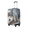 thumbnail image 2 of Bingfone Majestic Snowy Wolf Luggage Cover Washable Suitcase Cover Protector Anti-scratch Suitcase cover Fits 18-32 Inch Luggage (No luggage included), 2 of 8
